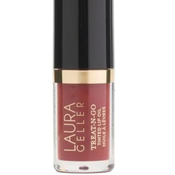 LAURA GELLER TREAT-N-GO* TINTED LIP OIL ~ TOP TIER (BARELY RED) NIB 3.8ml - Picture 9 of 10